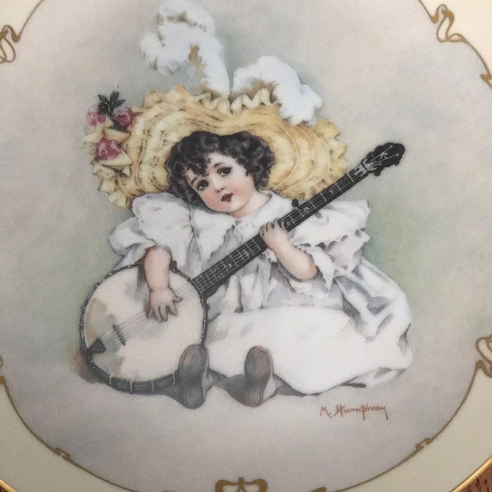 Maud Humphrey Bogart Vintage The Little Ladies Sarah Susanna decorative plates